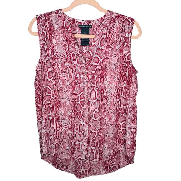 Chelsea & Theodore Sleeveless Tank Tunic High Low Size Small S - Picture 1 of 9